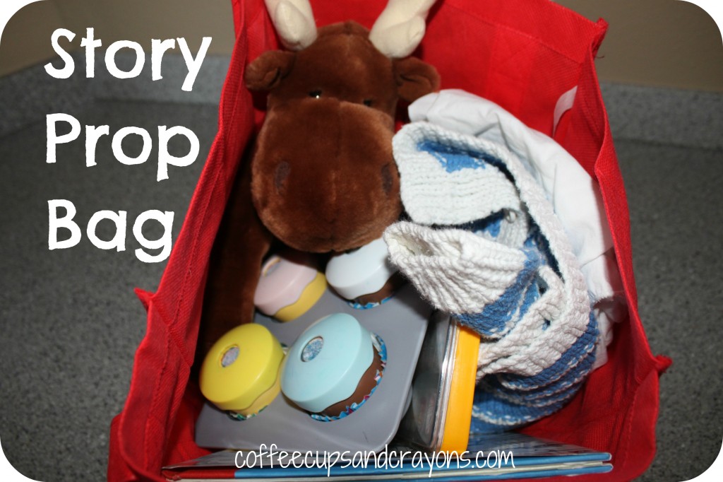 If You Give a Moose a Muffin Story Prop Bag