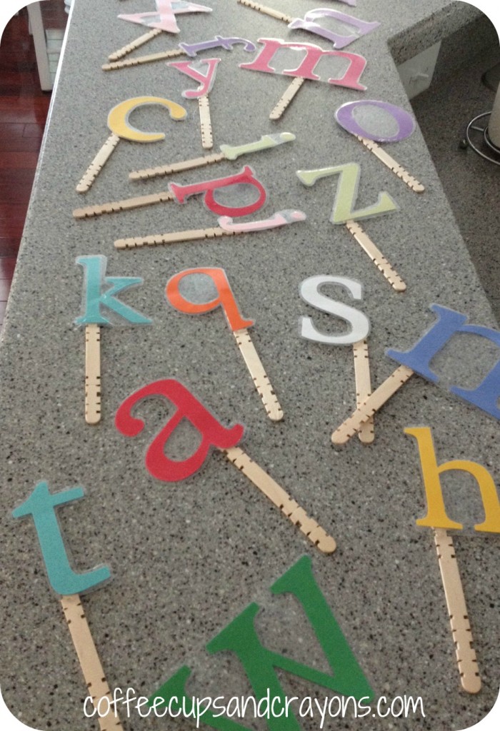 Lowercase Letter Alphabet Puppets
