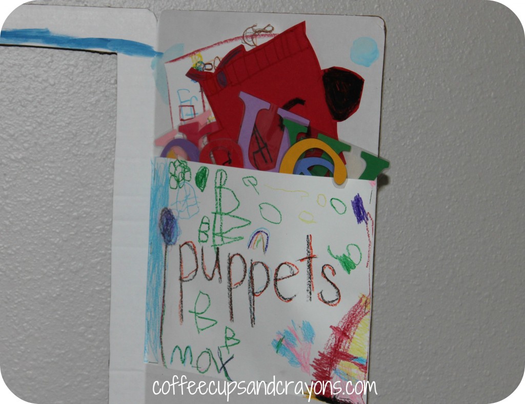 Homemade Puppets to Learn the Lowecase Alphabet