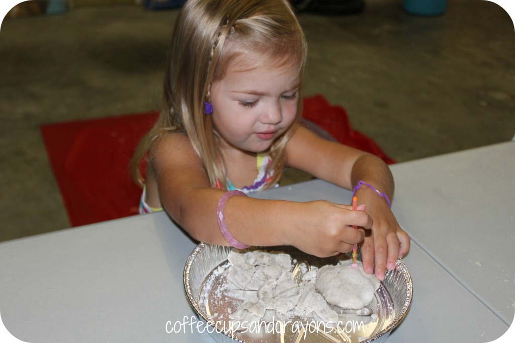 Make Dino Fossils with Sand and Cornstarch