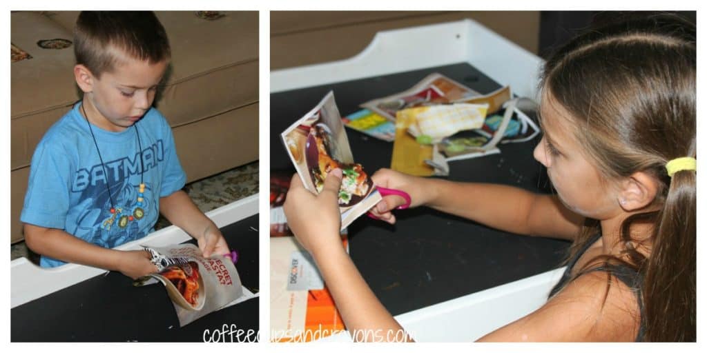 ABC book cutting practice