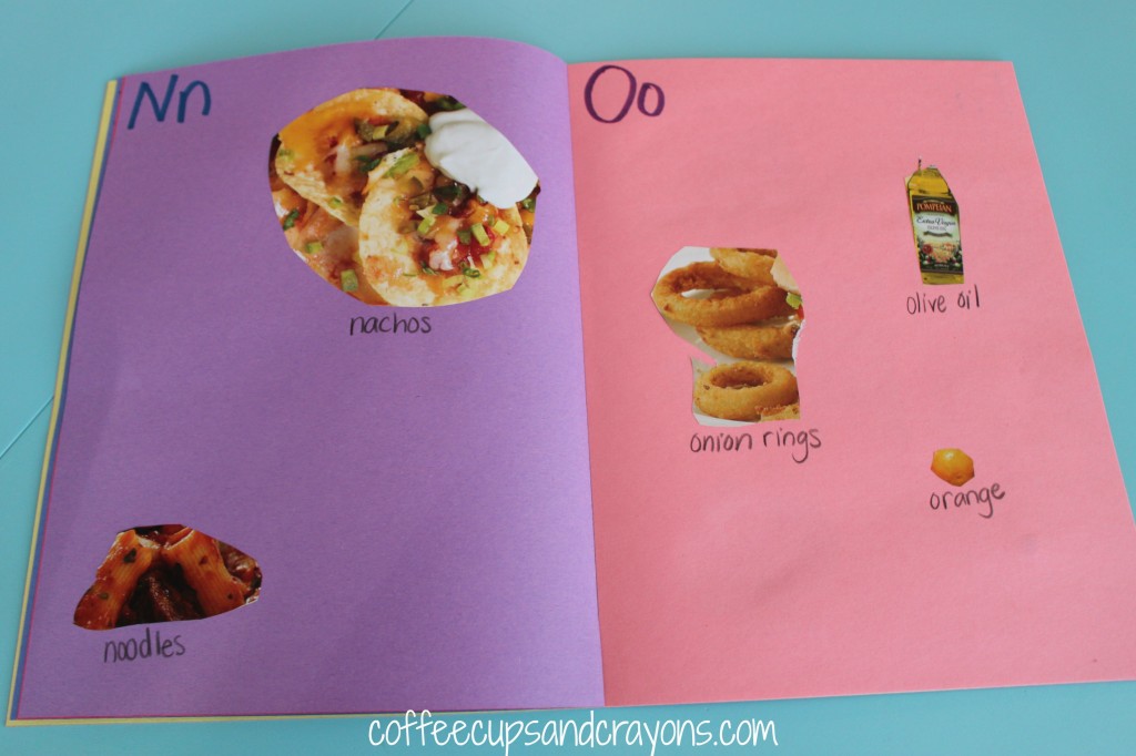 Make a Food Alphabet Book