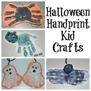 Halloween Handprint Kid Crafts