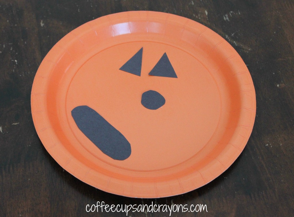 Make a Pumpkin Face Puppet with Shapes