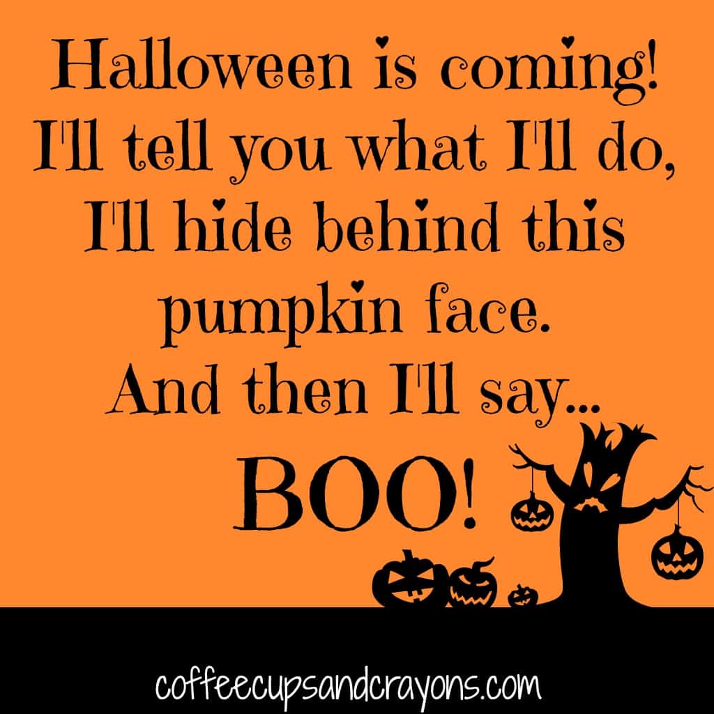 Pumpkin Face Halloween Finger Play