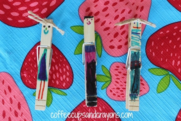 Clothespin Angel Ornament Kids Craft