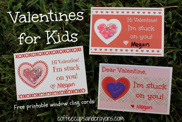 I'm Stuck on You! Valentines for Kids: Free Printable Cards I'm Stuck on You! Valentines for Kids: Free Printable Cards