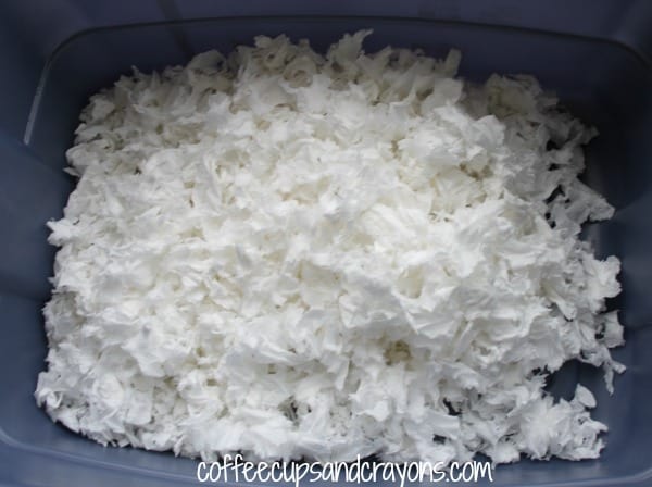 Ingredients for Squishy Snow