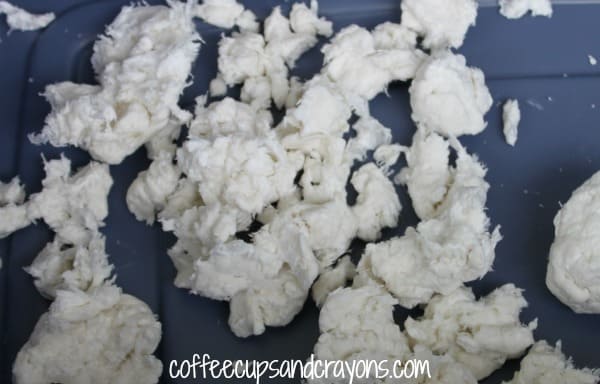 Squishy Snow Sensory Material for Kids