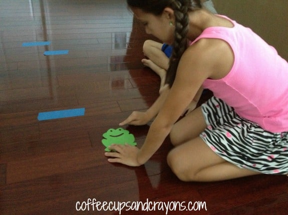 Frog Jump Non Standard Measurement Activity
