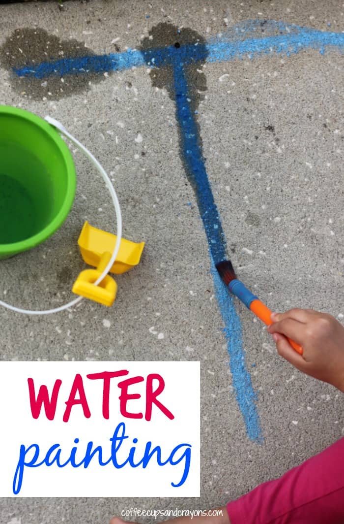 Water Painting Writing Practice for Kids!